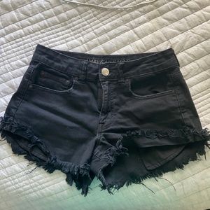 American Eagle Outfitters Black Jean Shorts
